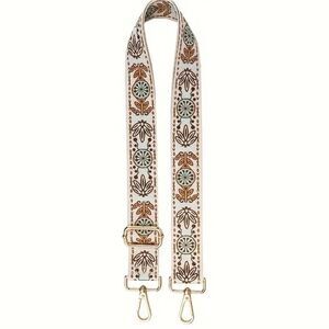 Multi-Compartment Adjustable Wide Shoulder Handbag Replacement Strap